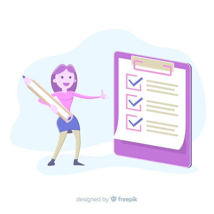 Free Vector giant check list