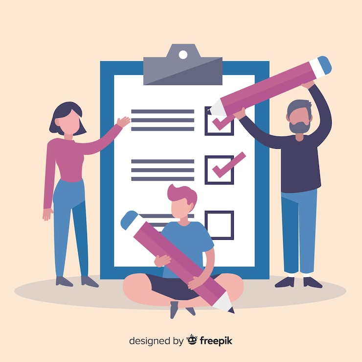 Free Vector giant checklist