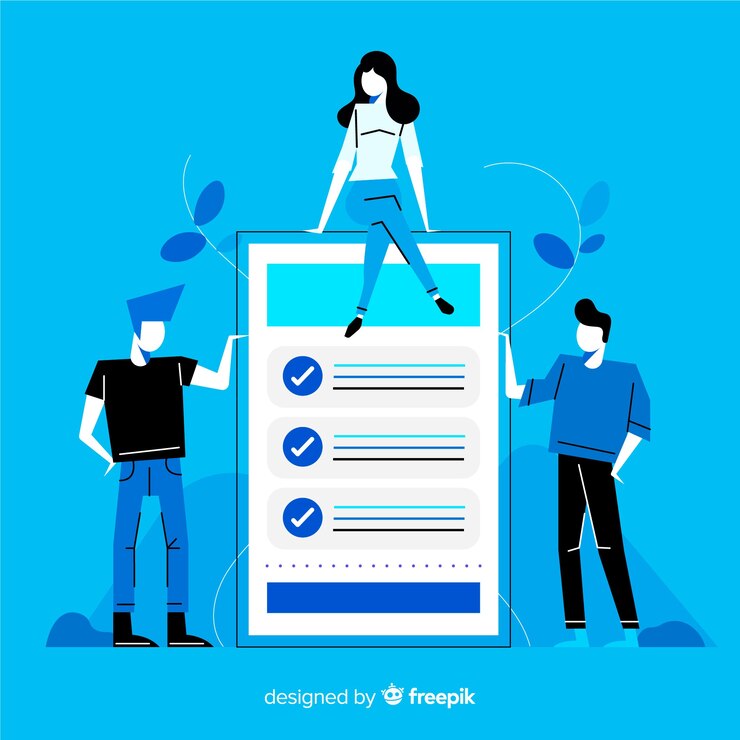 Free Vector giant checklist