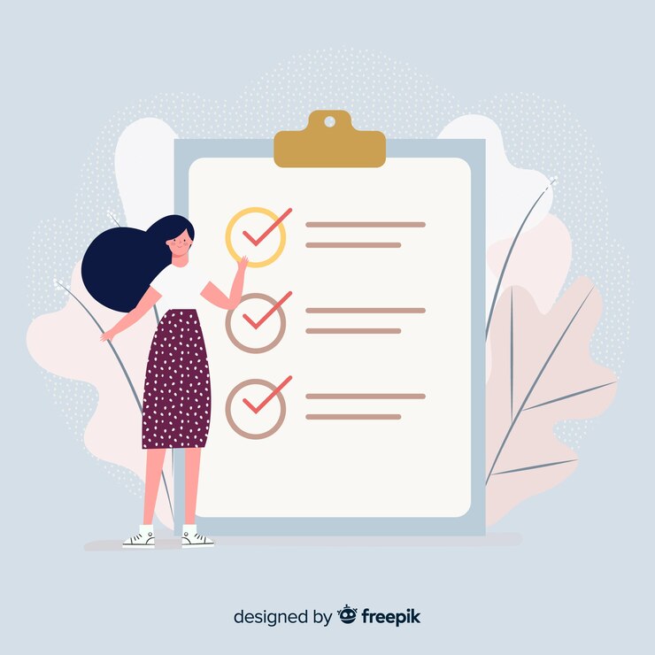 Free Vector giant checklist