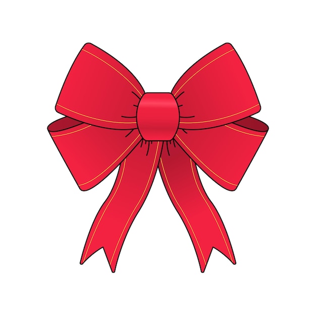 Free vector gift bow ribbon