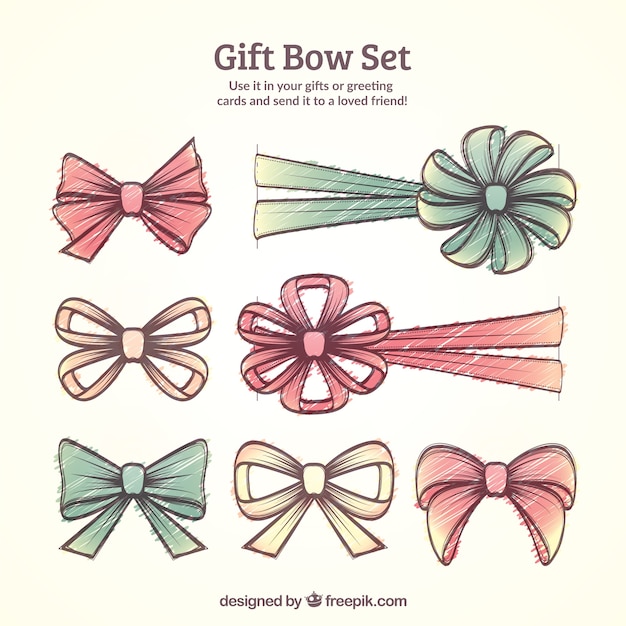 Gift bows set