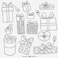 Free vector gift box collection