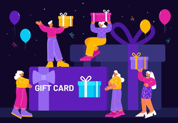 Gift card customers care and loyalty program