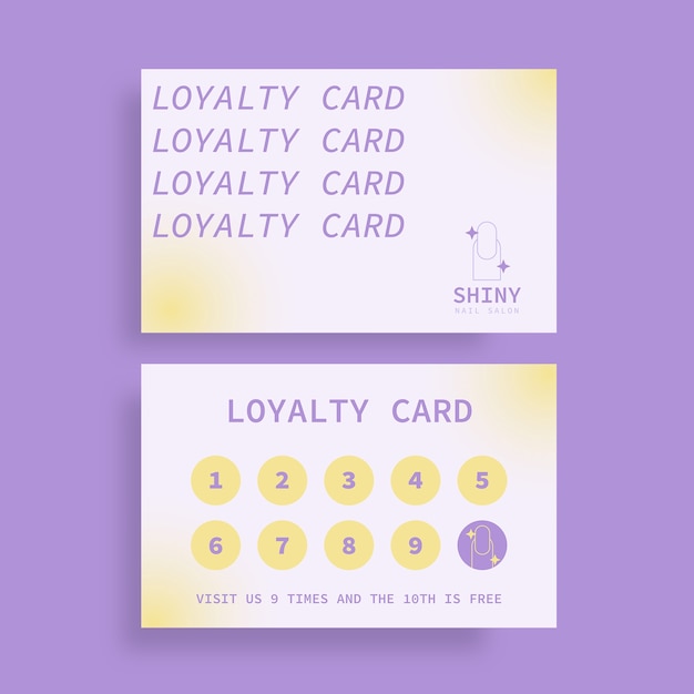 Gift certificate design template
