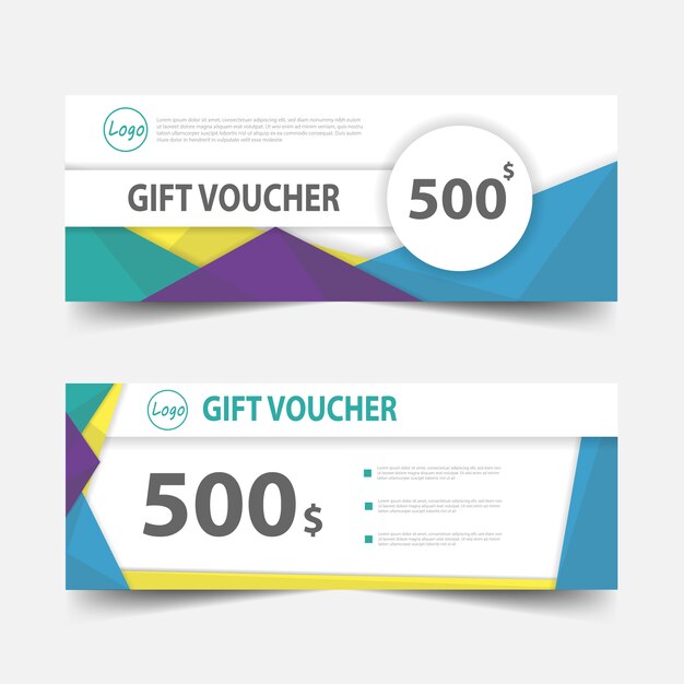 Gift voucher banner design