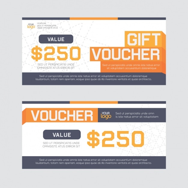 Gift voucher design