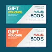 Free vector gift voucher design