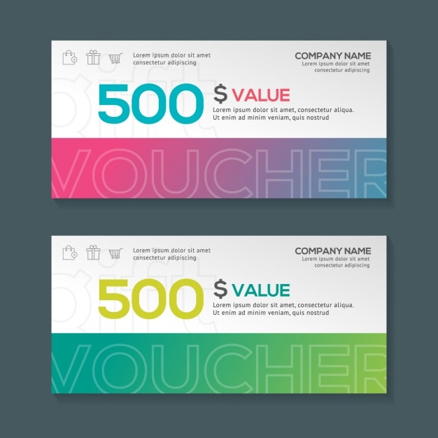 Gift voucher design