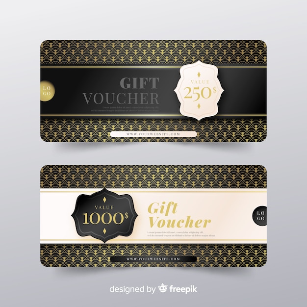 Free vector gift voucher template