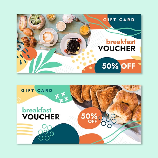 Free vector gift voucher template