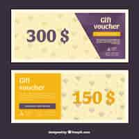 Free vector gift voucher