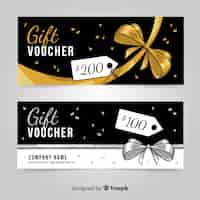 Free vector gift voucher