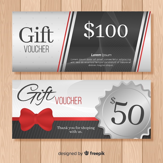 Free vector gift voucher