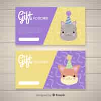 Free vector gift voucher