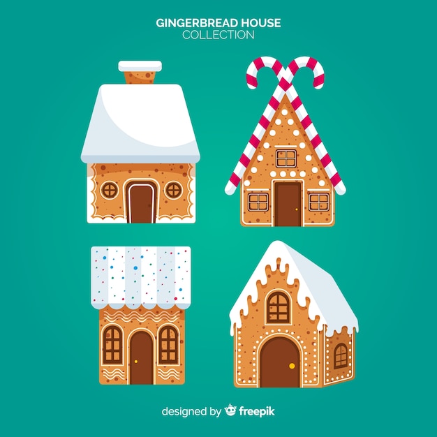 Gingerbread building collection