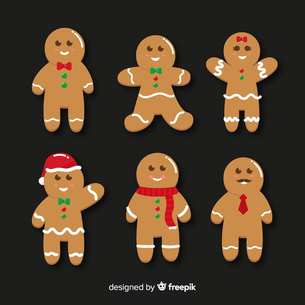 Gingerbread cookies collection