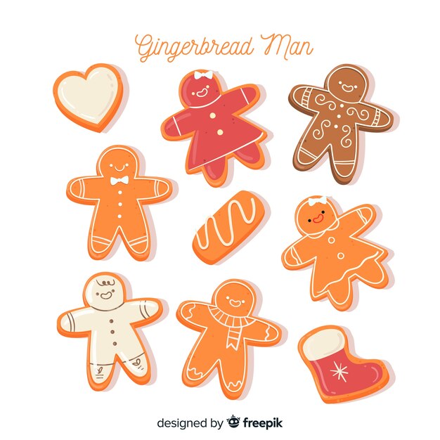 Gingerbread cute cookies