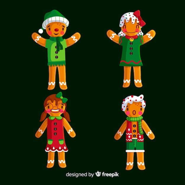 Gingerbread friends collection