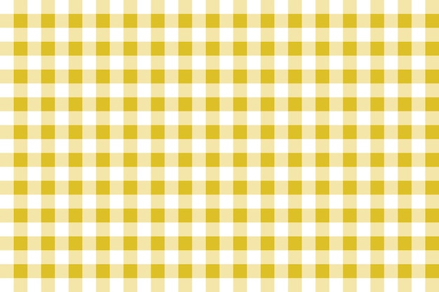 Gingham pattern yellow background