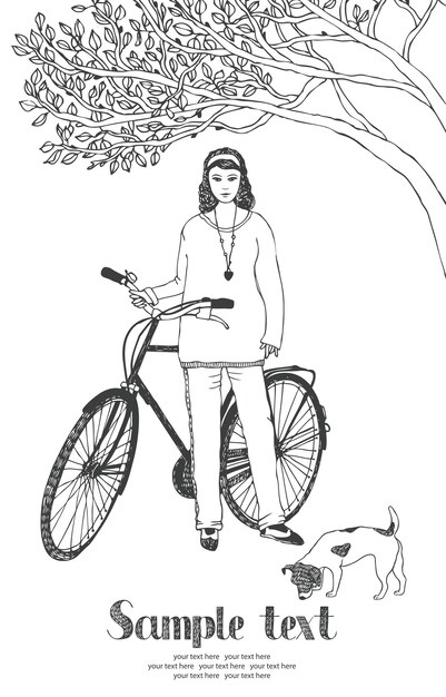 Girl&amp;bike