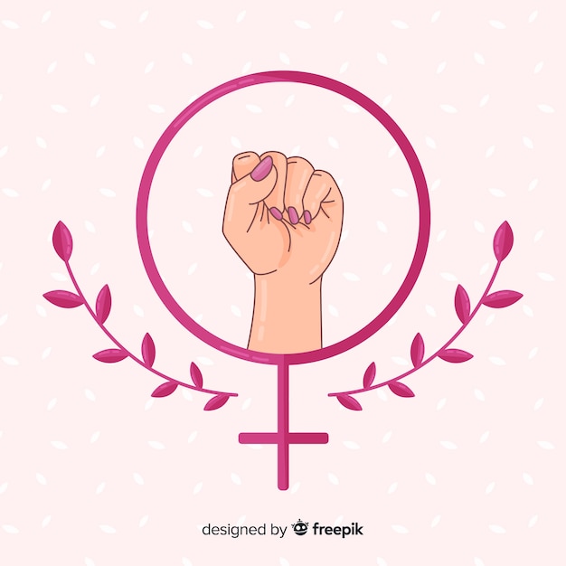 Free vector girl power background