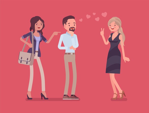 失恋の近くに立っているうつ病の人の悲しい悲しい男 プレミアムベクター