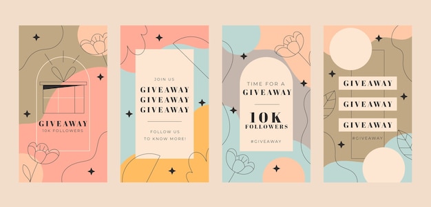 Instagram Giveaway Story Template