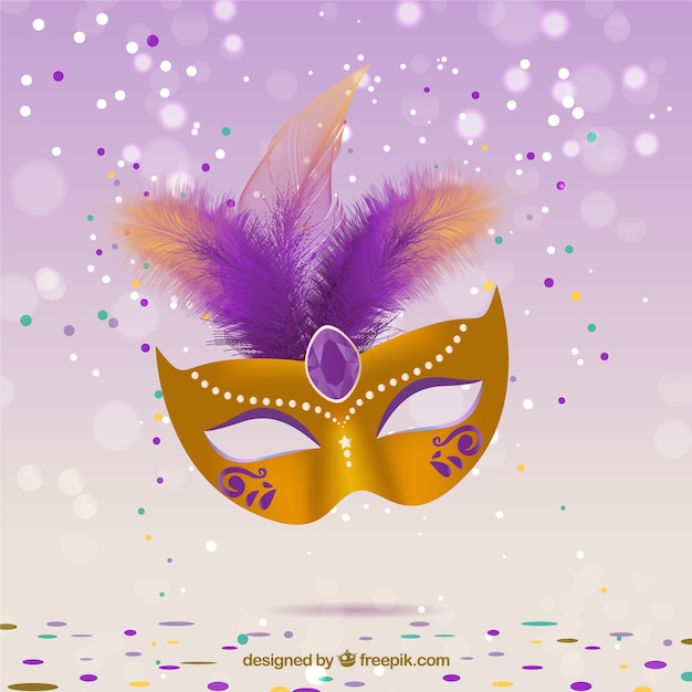 Glamorous carnival mask