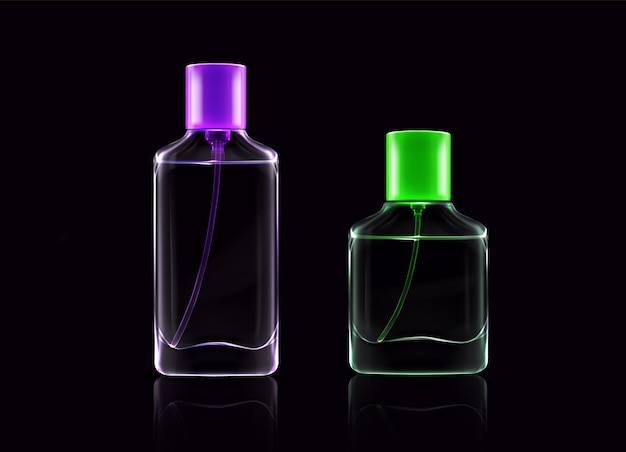 Glass bottles for fragrance perfume cologne