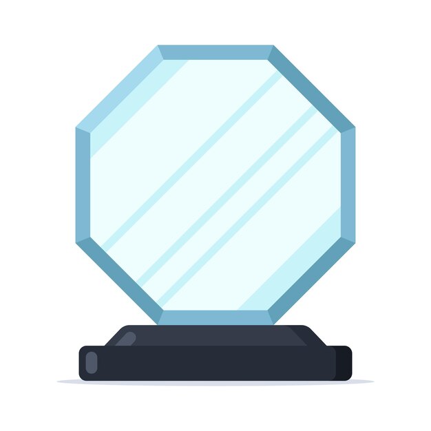 Free vector glass trophy 2