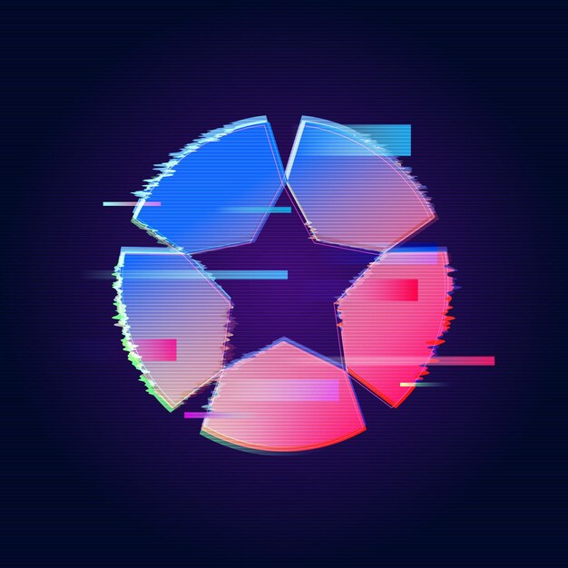 Glitch Abstract Logo