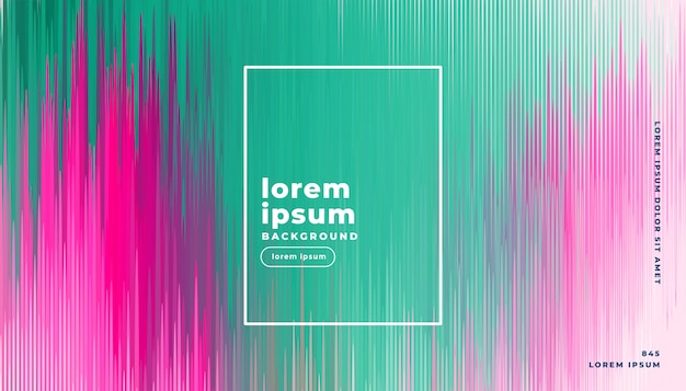 Free vector glitch background in abstract lines style