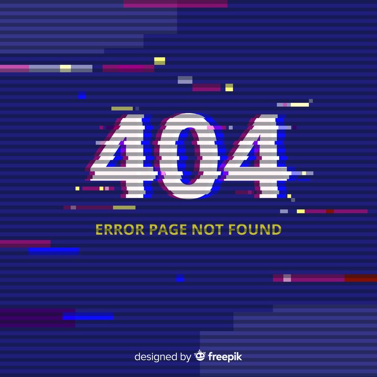 Free Vector glitch background