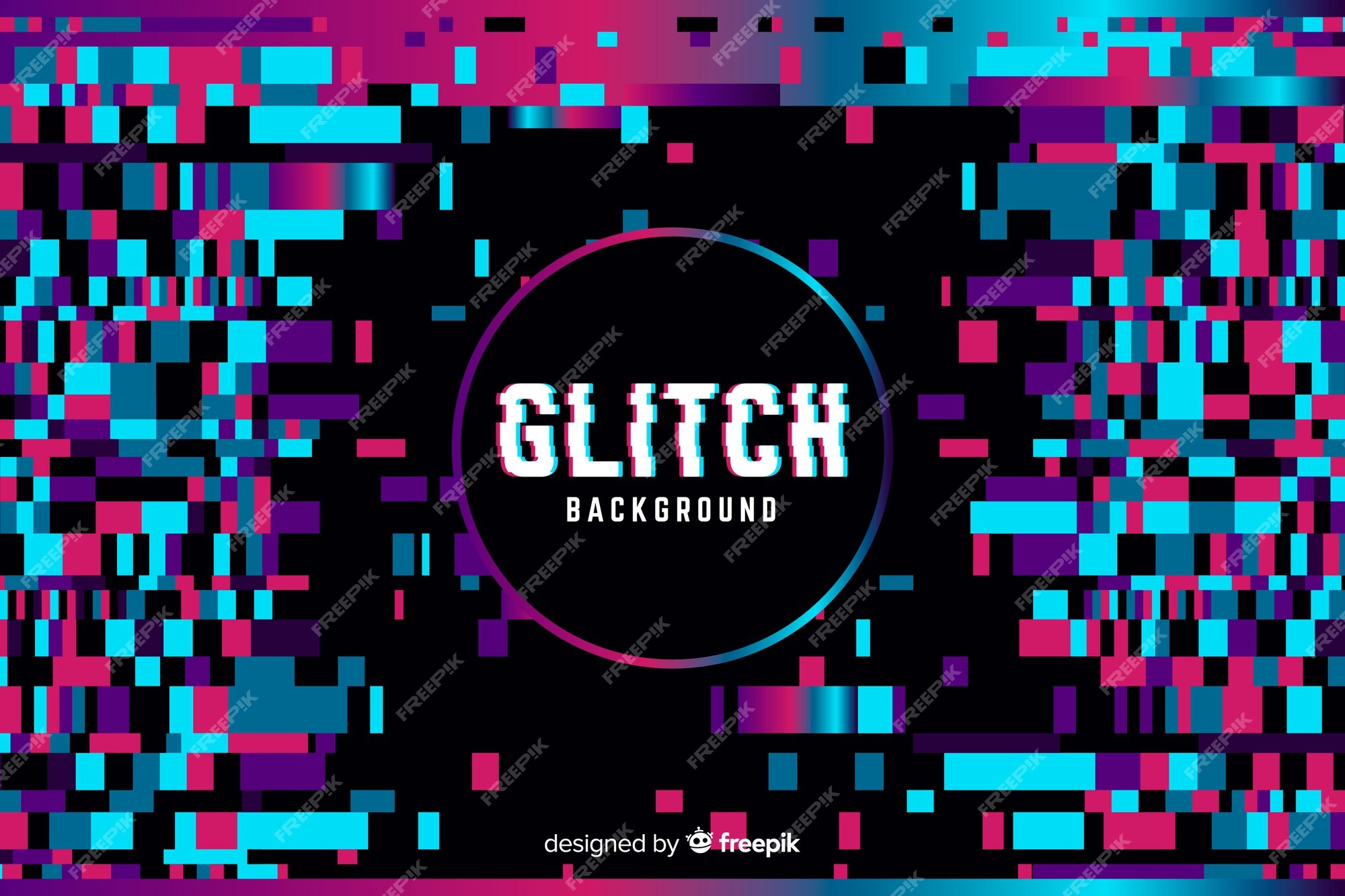 Glitch background Royalty Free Vector Image - VectorStock