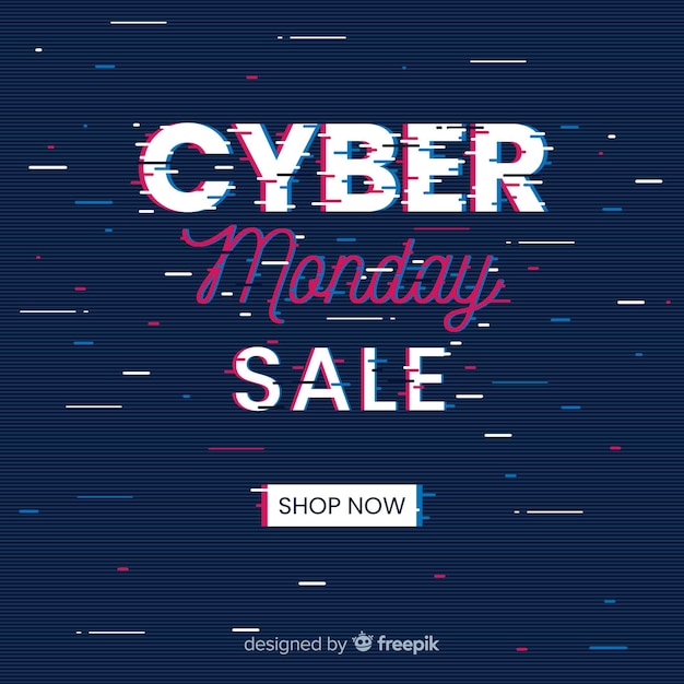 Glitch cyber monday sale banner