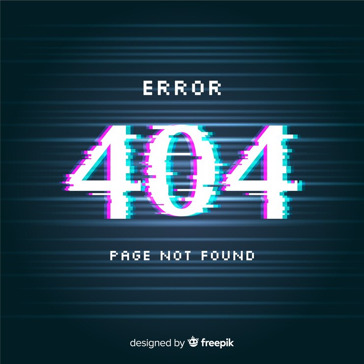 Free Vector glitch effect background