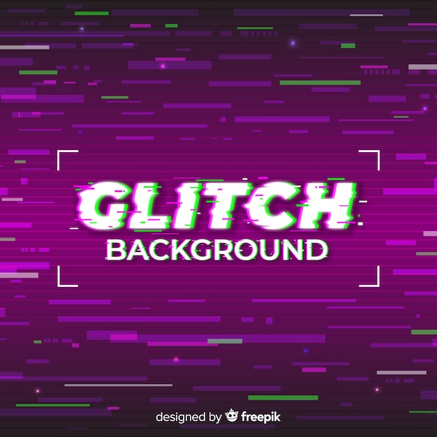 Glitch effect background