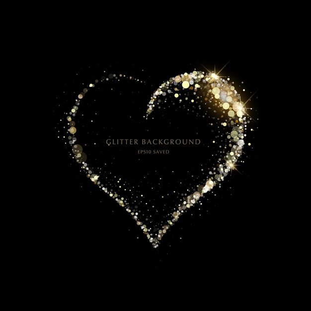 Glitter background luxury gold stardust light