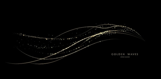Glitter background luxury gold stardust light