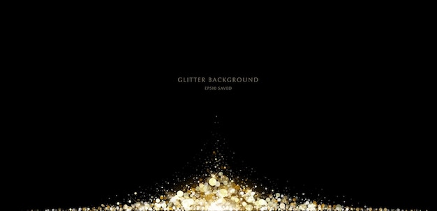 Glitter background luxury gold stardust light