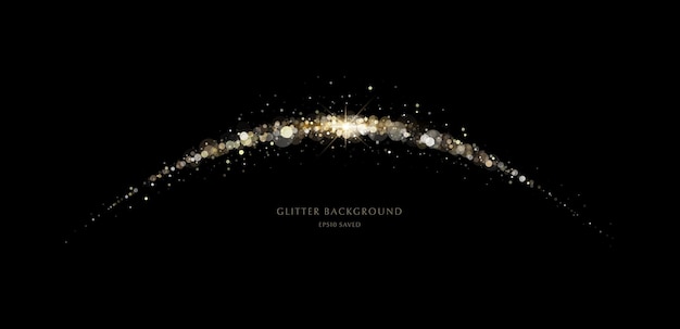 Glitter background luxury gold stardust light