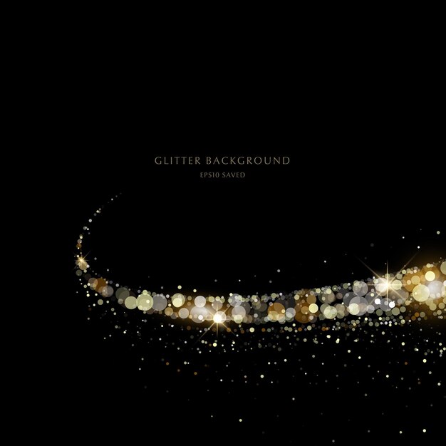 Glitter background luxury gold stardust light