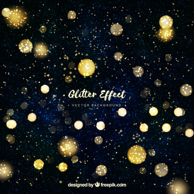 Free vector glitter effect background