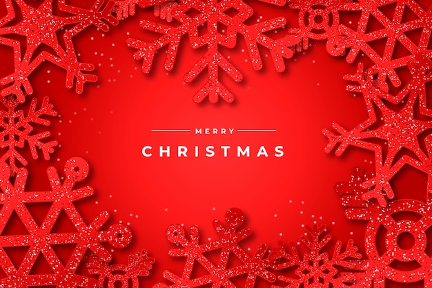 Glitter effect on chirstmas wallpaper