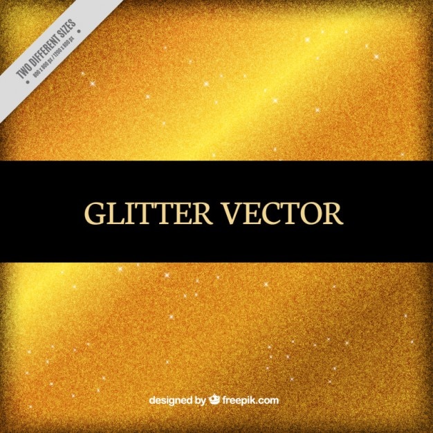 Free vector glitter golden background