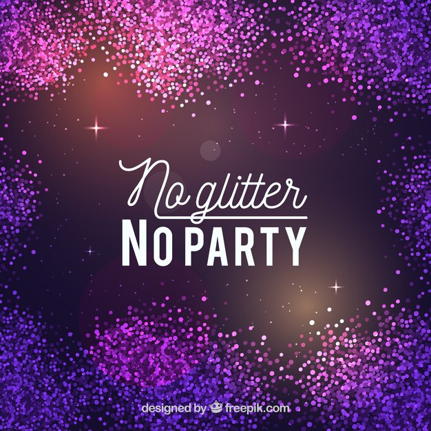 Glitter particles background