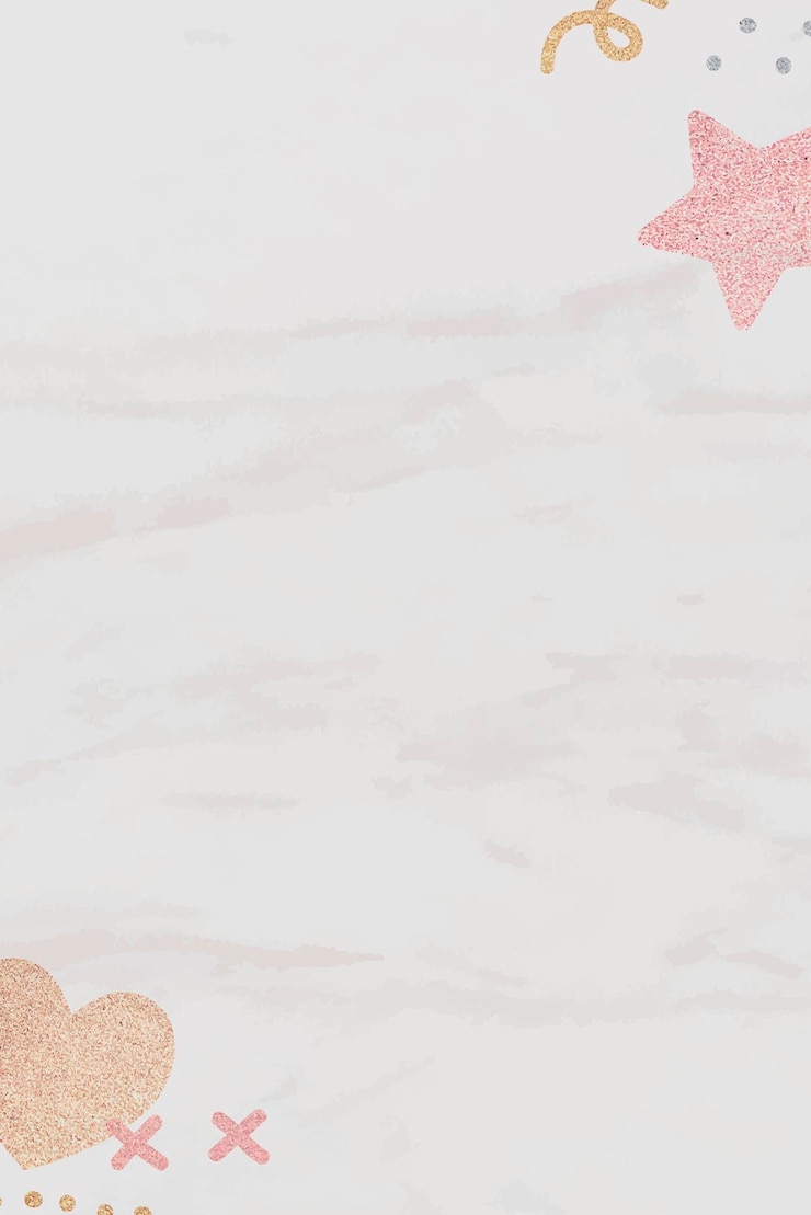 Free Vector glitter star and heart frame design vector