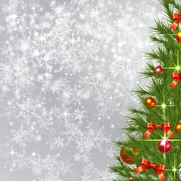 Free Vector | Glittering background with christmas tree