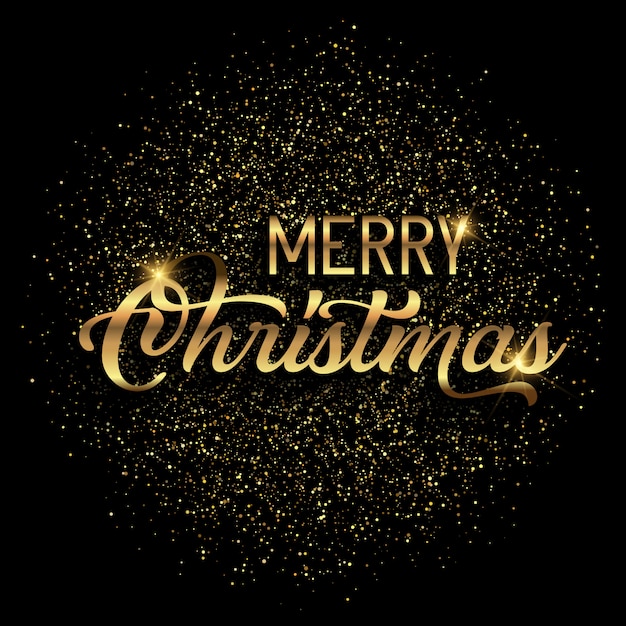 Free vector glittery christmas background